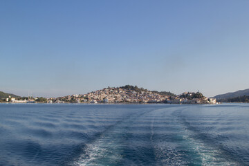 Island of Poros in Greek