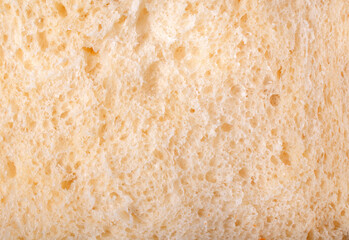 Close-up of wheat toast bread crumb texture. Full frame 