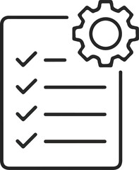 Task Management and Productivity Checklist Icon
