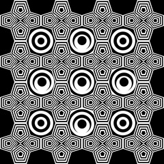 Fototapeta premium vector seamless pattern with geometric 