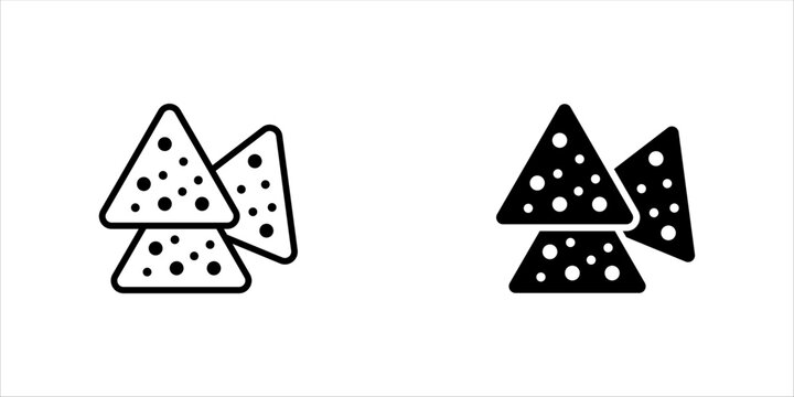 nachos icon vector design template simple and clean vector illustration, eps 10