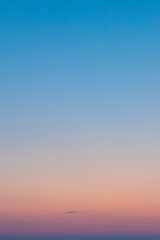 Sunrise sky gradient