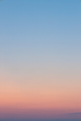 Sunrise sky gradient