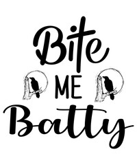 Bite me Batty SVG File