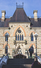 Parliament of Canada in Ottawa in Winter