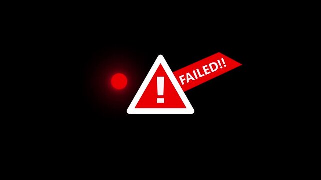 Emergency Lights Overlays. Emergency vehicle lighting Fire truck with flashing lights on Emergency ambulance with stump failed text. Alart sign animation .