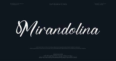Stylish serif font with flowing ligatures, perfect for branding, fashion, and editorial designs