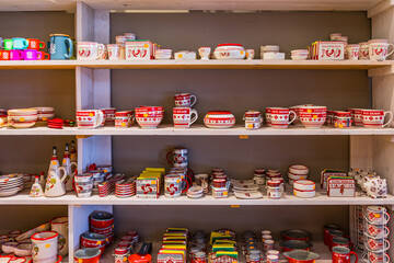 Souvenirs Basques dans une boutique du Pays Basque en France