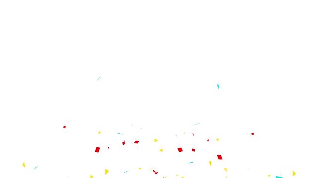 party popper confetti explosion green screen alpha matte. Colorful Isolated Confetti party popper Explosion confetti Blast Realistic On Transparent Background / Green Screen / Alpha Matte Channel.