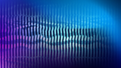 Colorful wavy patterns with stripes create a vibrant background design for digital art and technology themes