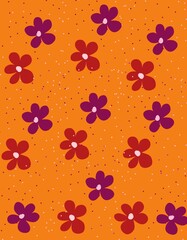 seamless floral pattern for causual dress printing