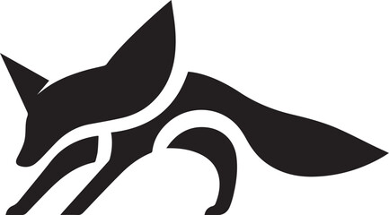 Obraz premium Vector Fox Logo Icon for Modern Branding, Wildlife, Nature, Forest, Eco-Friendly Business, Minimalist Design, Adventure, Animal Mascot, Outdoor, and Professional Graphic Illustration