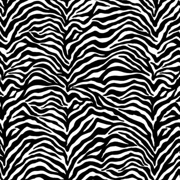 Seamless Pattern zebra black tiff animal print textile 