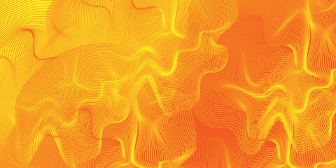 abstract background with rays. Abstract red and yellow gradient background with curved wavy lines. Abstract blurred grainy gradient background texture in color yellow background .

