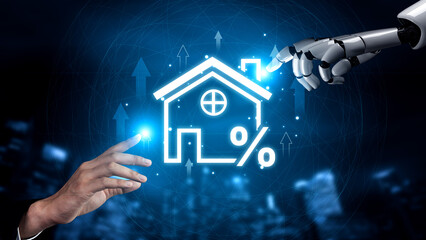 AI analyzes real estate data with smart ROI tracking, property value forecasting, and visual...