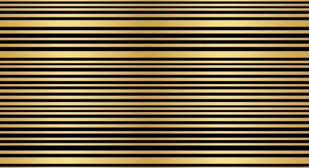Elegant black and gold horizontal striped pattern design