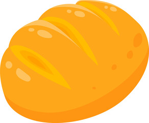 bread bakery flat illustration design