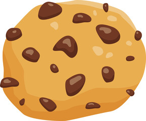 cookie flat illustration design