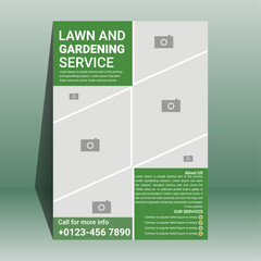 Lawn Mowing and Garden Service Template