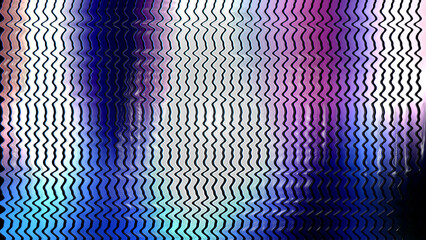 Abstract vertical lines with glitch effect and color distortion