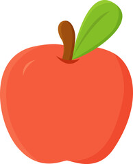 apple symbol flat illustration design