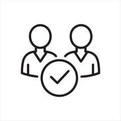 Business collaboration partnership teamwork icon set