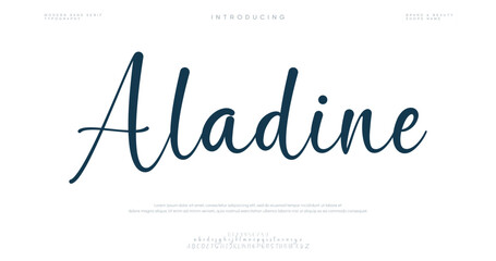 Abstract Fashion font alphabet. Minimal modern urban fonts for logo, brand etc. Typography typeface uppercase lowercase and number. vector illustration
