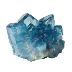 Obraz premium Aquamarine crystal formation png gemstone png mineral png blue png rough png cluster png geology png rock png natural png specimen png transparent background image
