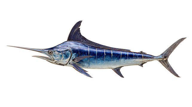 swordfish isolated on a white background