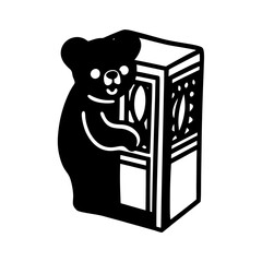 koala stuck in vending machine weird meme