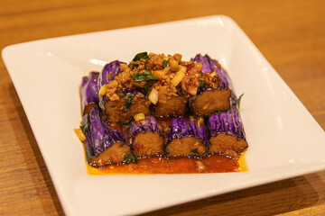 台湾の台北で食べれる麻婆茄子