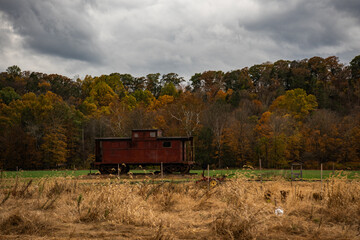 Old abandoned train