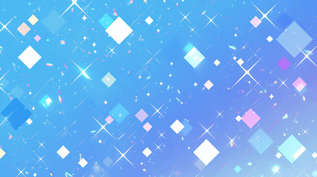 青いキラキラの背景