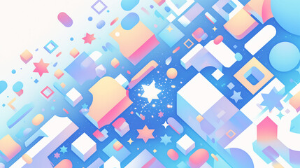 青いキラキラの背景