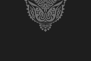 Mandala design vector, alpona design, Circular mandala for Alpona, Henna, Mehndi	
