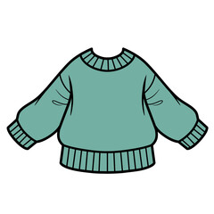 Long sleeve or a sweatshirt for boy on a white background