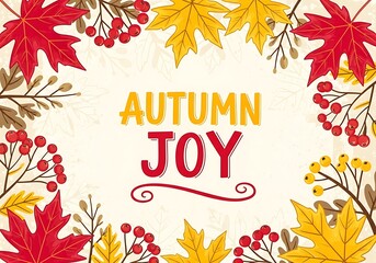 Bring autumn joy to your designs with vibrant leaves and berries for a cozy seasonal feel
