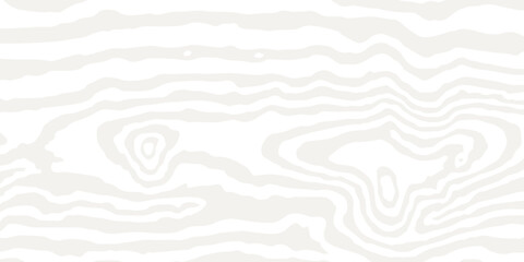 Wood linear texture, grey lines on white background, vector pattern