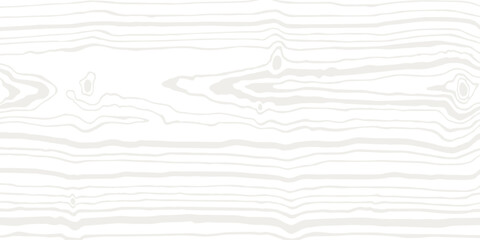 Wood linear texture, grey lines on white background, vector pattern