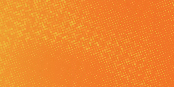 Abstract orange financial technology background, network pixel elements. Abstract science, technology and business background.
