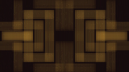 Abstract Golden Line on microchip Technology Background,comic and Motion concept design,vector.