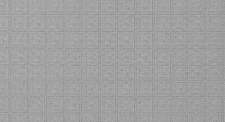 Fototapeta premium Light gray textured fabric with subtle checkered pattern background