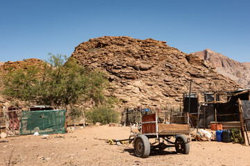 A desolate informal settlement of local Nama people in the Richtersveld in the Northern Cape of South Africa