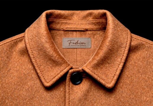 Leather Jacket Label Mockup