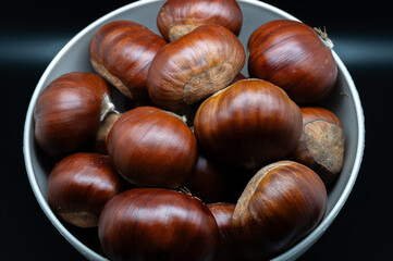 Beautiful still life of chestnuts 2