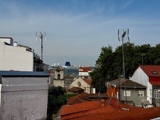 houses on the roof