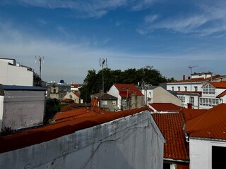 roofs of houses