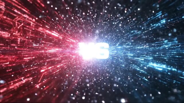 Epic Showdown - Red vs. Blue - A Visual Battle of Colors.