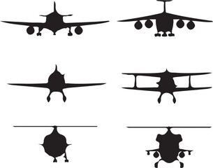 Black Helicopter Stock Vectors and Vector Art – Military Aircraft Silhouette, Aviation Icon, Army Chopper Illustration, Combat Helicopter Design, Air Force Transport Graphic