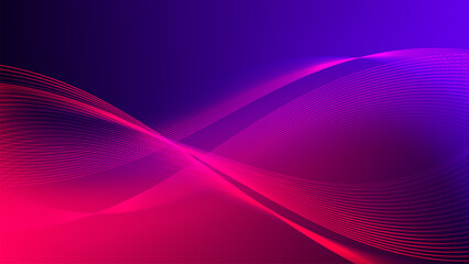 abstract purple background with wavy lines